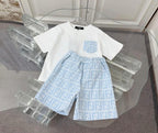 T.shirt Fendi white & short Fendi full cover