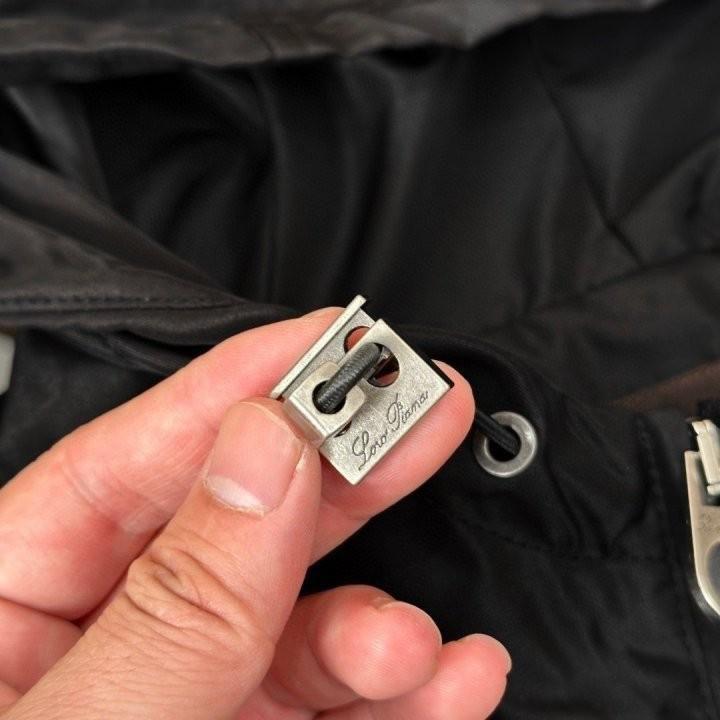 Loro Piana - Black Technical Hooded Bomber Jacket