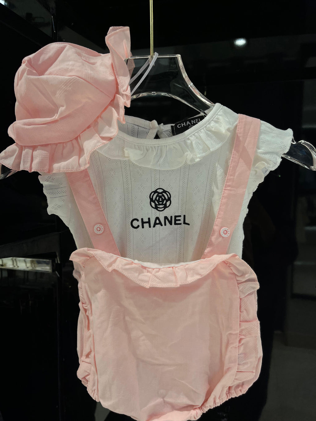 Sit newborn chanel withe&pink