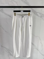 Premium Linen-Blend Short Sleeve Polo Shirt & Matching Pants Set