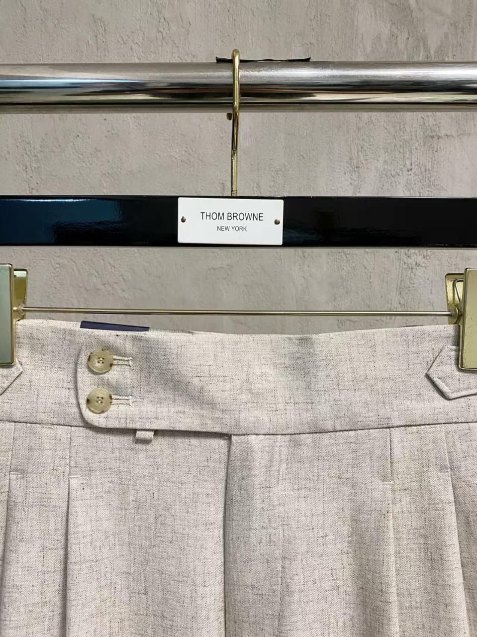 Louis Vuitton -  Pleated Trousers with Extended Waist Tab