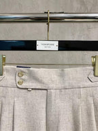 Louis Vuitton -  Pleated Trousers with Extended Waist Tab