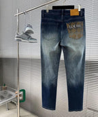 Loewe - Slim Fit Degradé Gradient Wash Jeans in Blue Denim