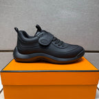 Hermès Loop Sneaker in Black Calfskin
