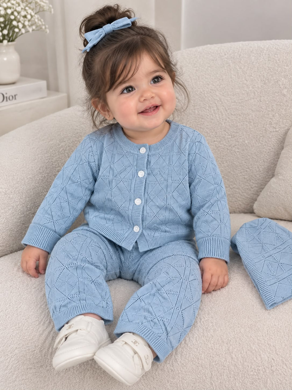 Sweet shirt Dior baby blue & sweet pant Dior baby blue