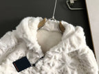 Louis Vuitton - The Cozy Chic White Faux-Fur Jacket