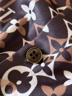 Louis Vuitton - Monogram Chain-Link Button-Up Shirt