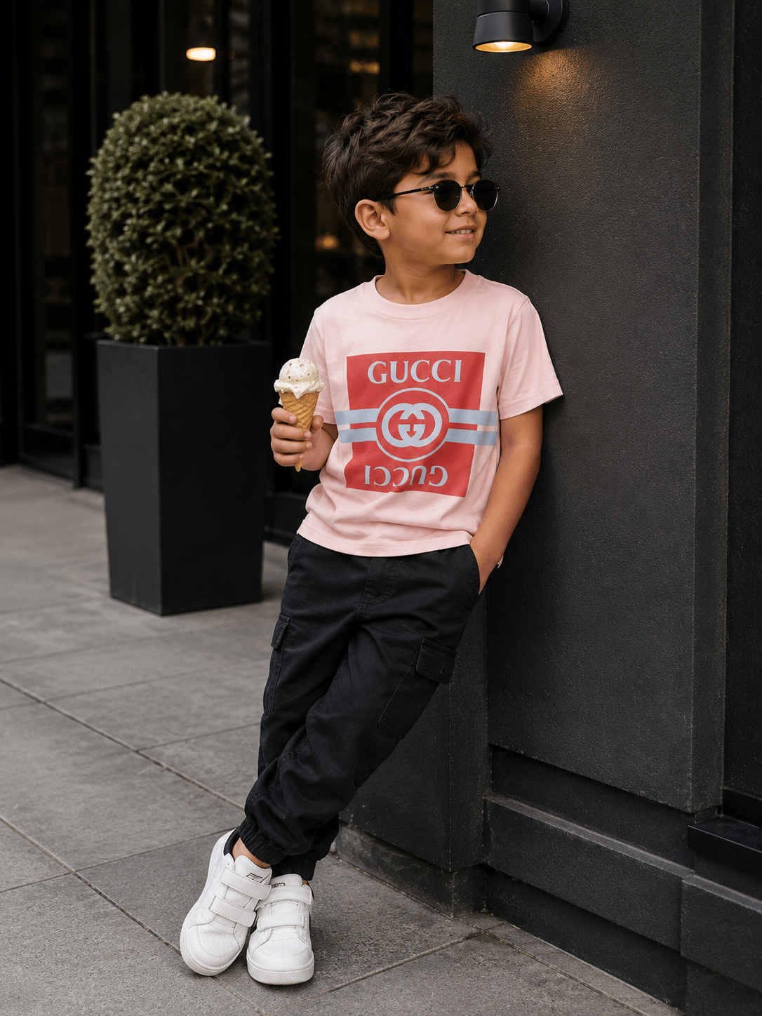 T.shirt Gucci pink