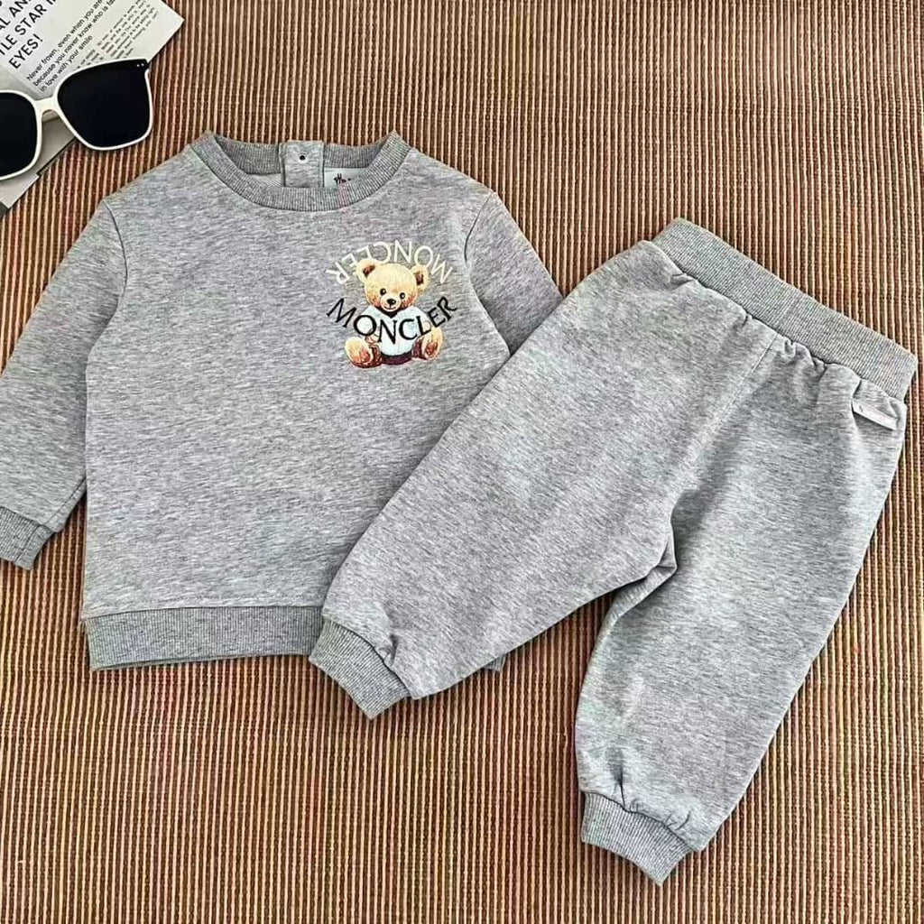 Sweet shirt polo Grey& sweetbant polo Grey