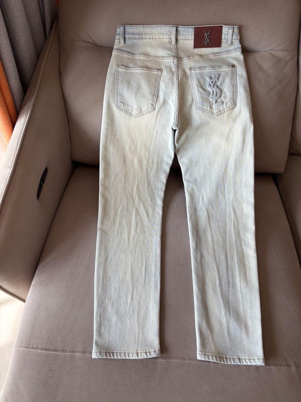 Saint Laurent YSL - Light Wash Denim Jeans