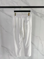 Premium Linen-Blend Short Sleeve Polo Shirt & Matching Pants Set