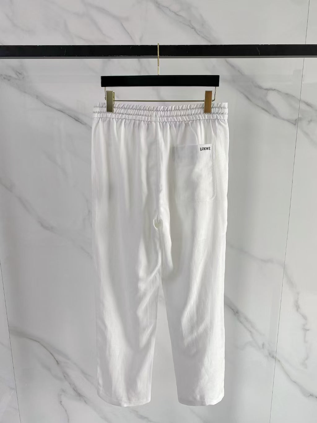 Premium Linen-Blend Short Sleeve Polo Shirt & Matching Pants Set
