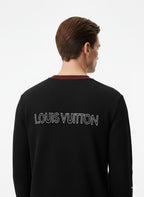 Louis Vuitton - Black Knit Logo Henley