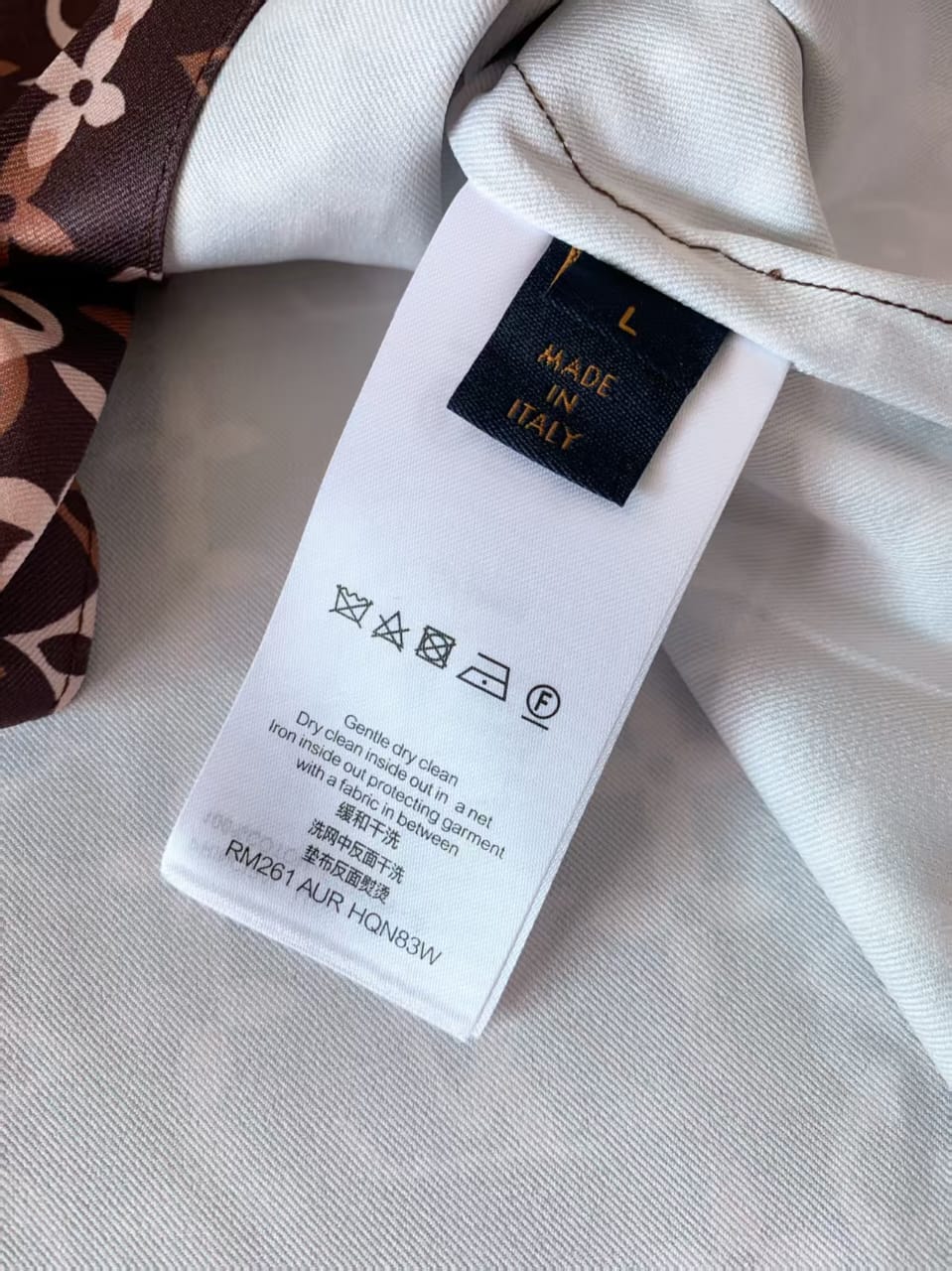 Louis Vuitton - Monogram Chain-Link Button-Up Shirt