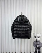 Moncler Men's Black Maya Hooded Short Down Jacket
