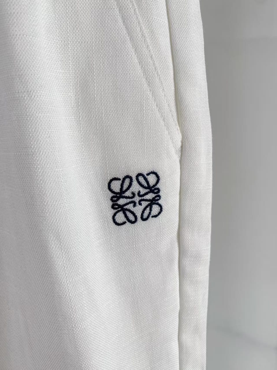 Premium Linen-Blend Short Sleeve Polo Shirt & Matching Pants Set