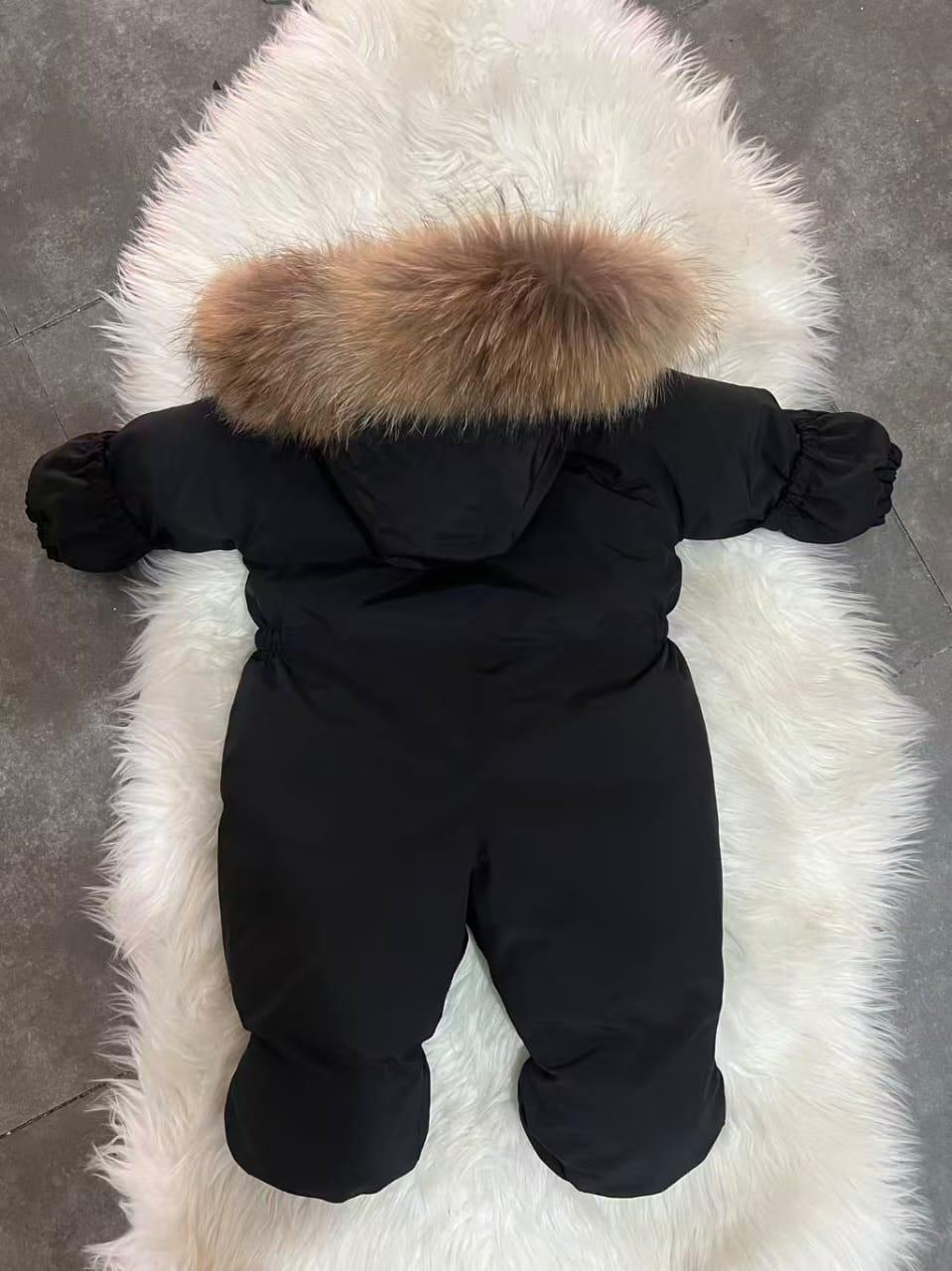 New born Moncler Black