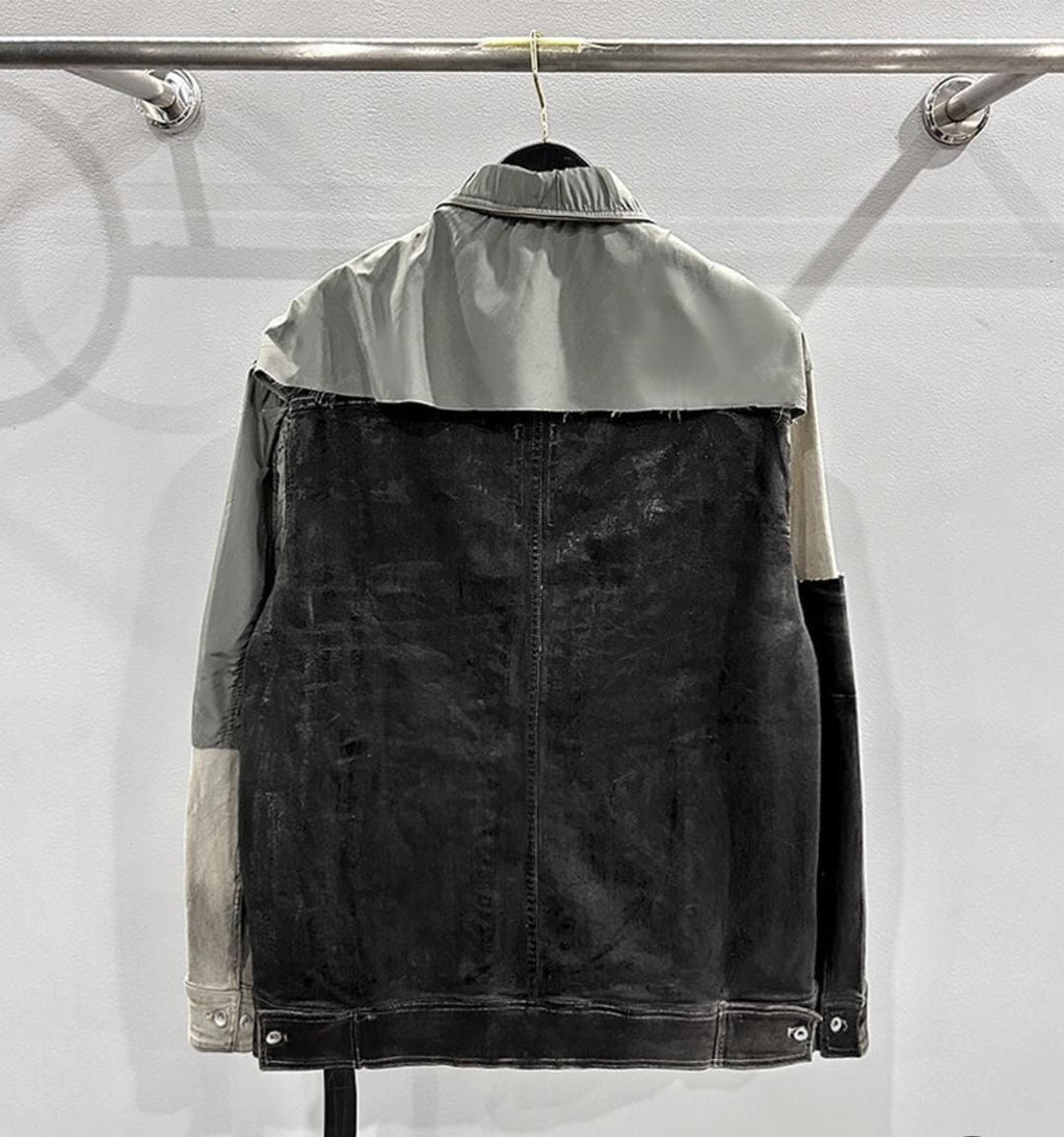 Rick Owens - Tonal Contrast Panel Jacket