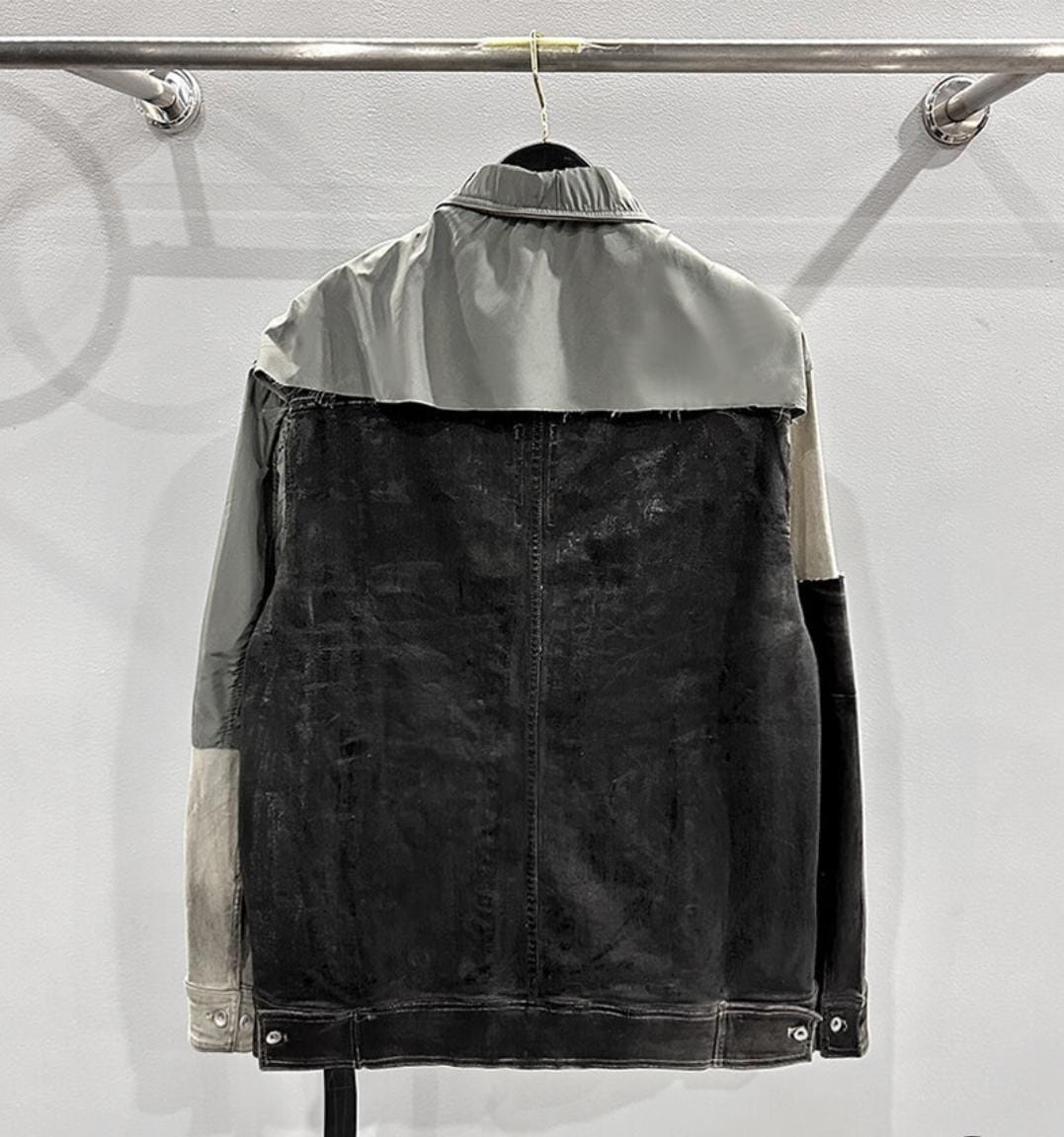 Rick Owens - Tonal Contrast Panel Jacket