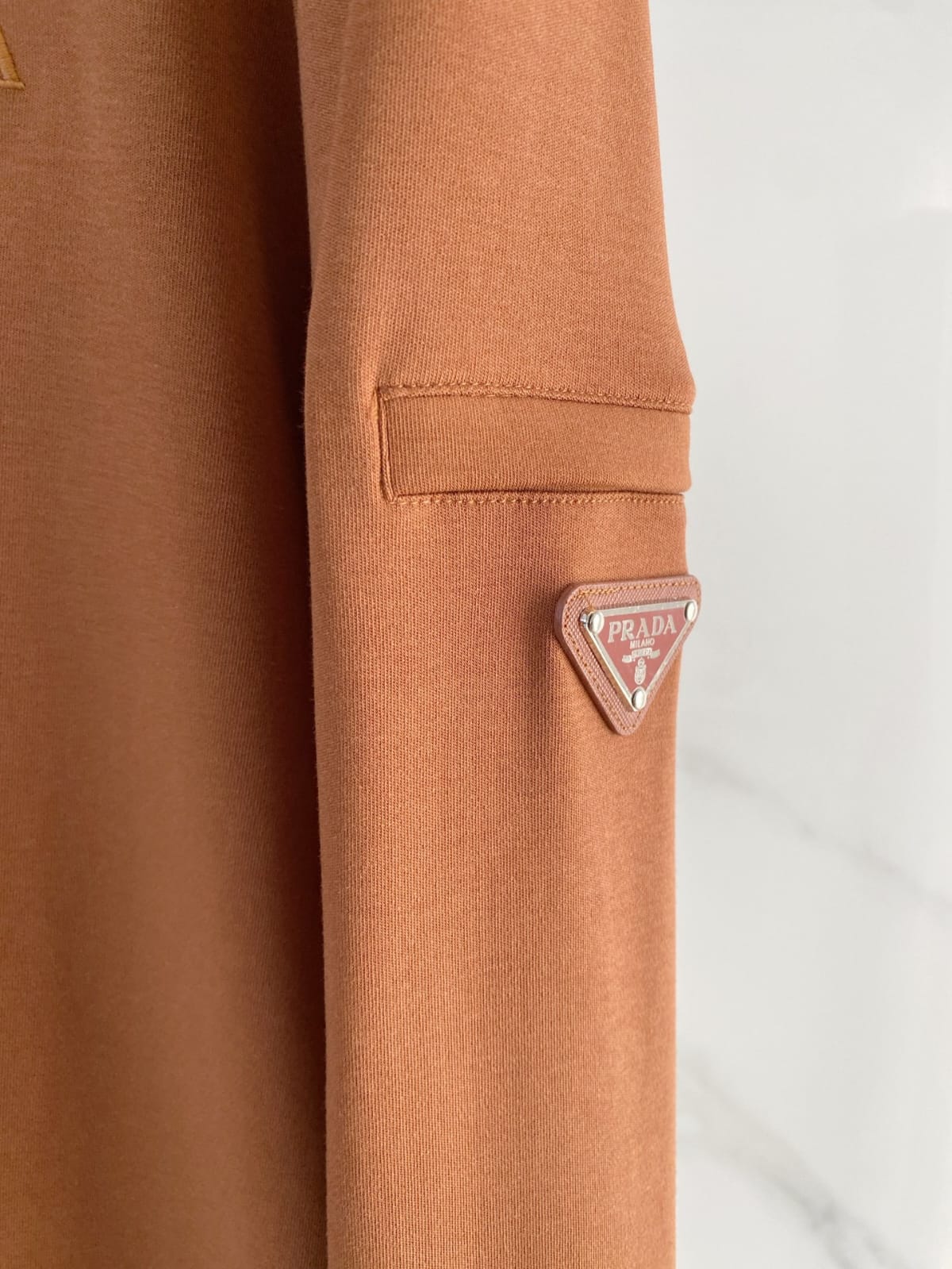 Prada - Milano Brown Cotton Crewneck Sweatshirt