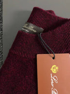 Premium Burgundy Mock Neck Sweater | Soft Knit Pullover