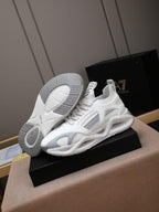 EA7 Emporio Armani Men's Infinity Cage White Sneakers