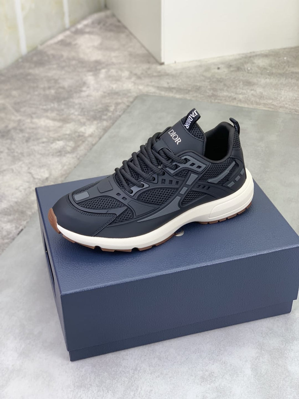 Dior B22 Technical Mesh & Calfskin Sneakers