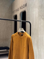 Zegna - Burnt Orange Knit Crewneck Sweater