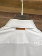 Zegna - Men's Classic White Cotton Button-Up Shirt