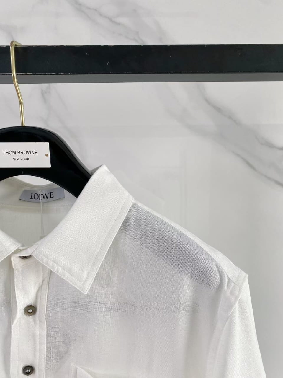 Premium Linen-Blend Short Sleeve Polo Shirt & Matching Pants Set
