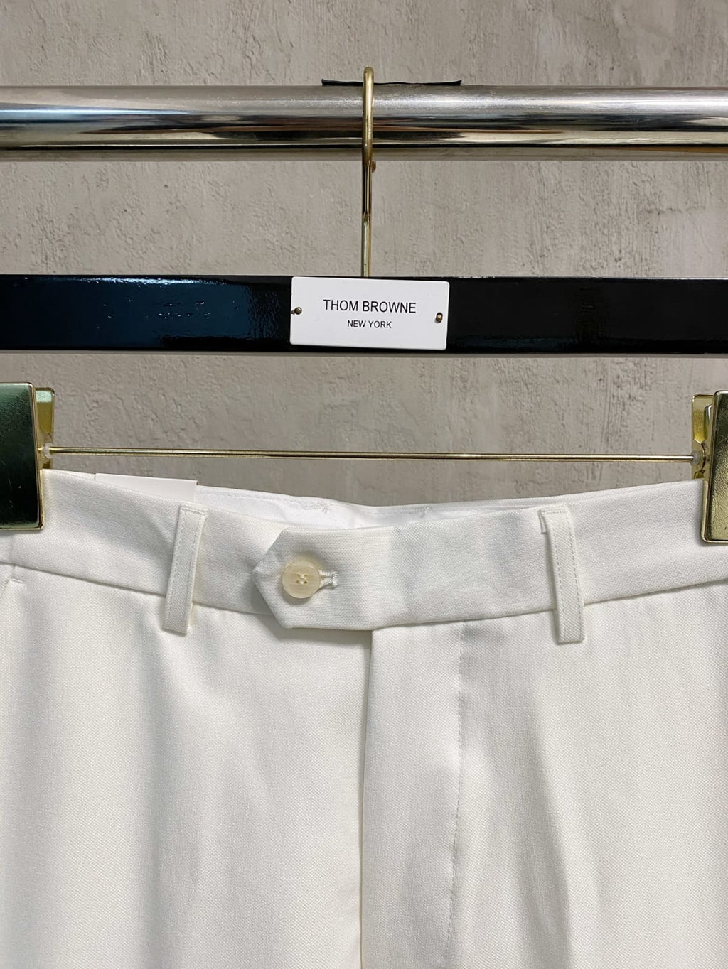 Dior Men's Elegant Regular-Fit White Trousers