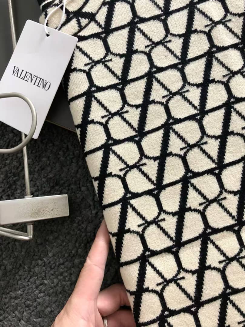 Valentino Garavani Toile Iconographe Wool Crewneck Sweater