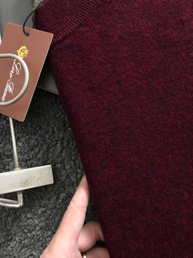 Premium Burgundy Mock Neck Sweater | Soft Knit Pullover