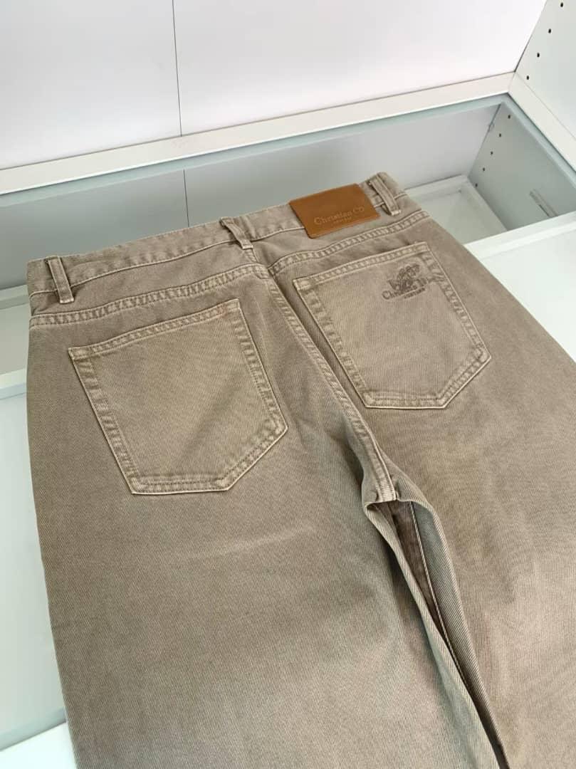 Dior - Men's Sand Washed Straight-Leg Denim Jeans