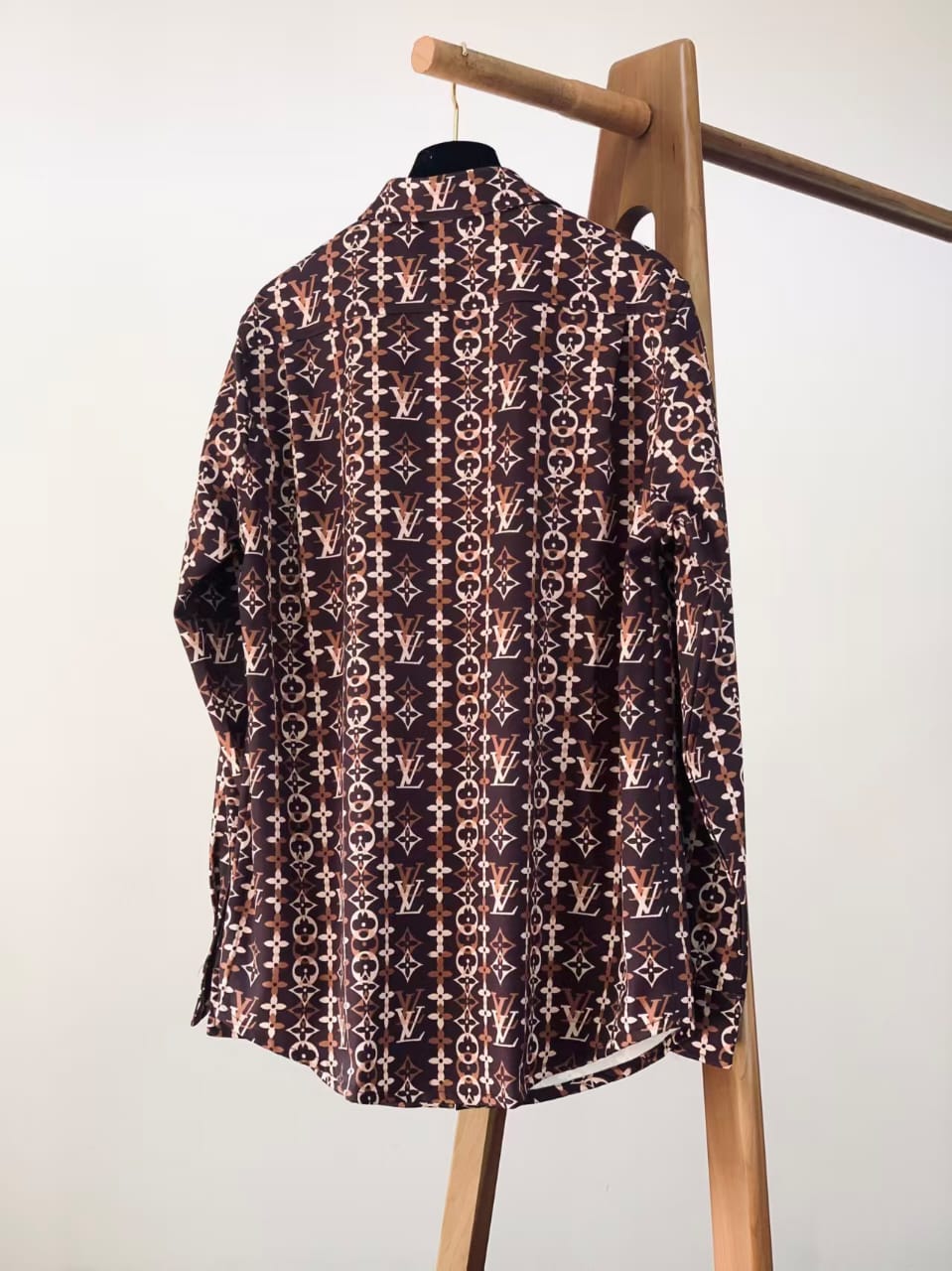 Louis Vuitton - Monogram Chain-Link Button-Up Shirt