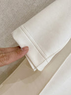 Zegna Luxury Cotton Cream T-Shirt & Shorts Matching