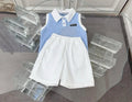 Shirt baby blue& short white