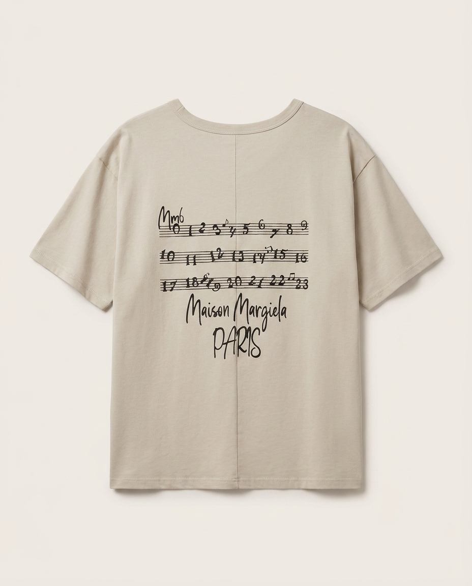 Maison Margiela - MM6 Scarf-Detail Cotton Jersey T-Shirt