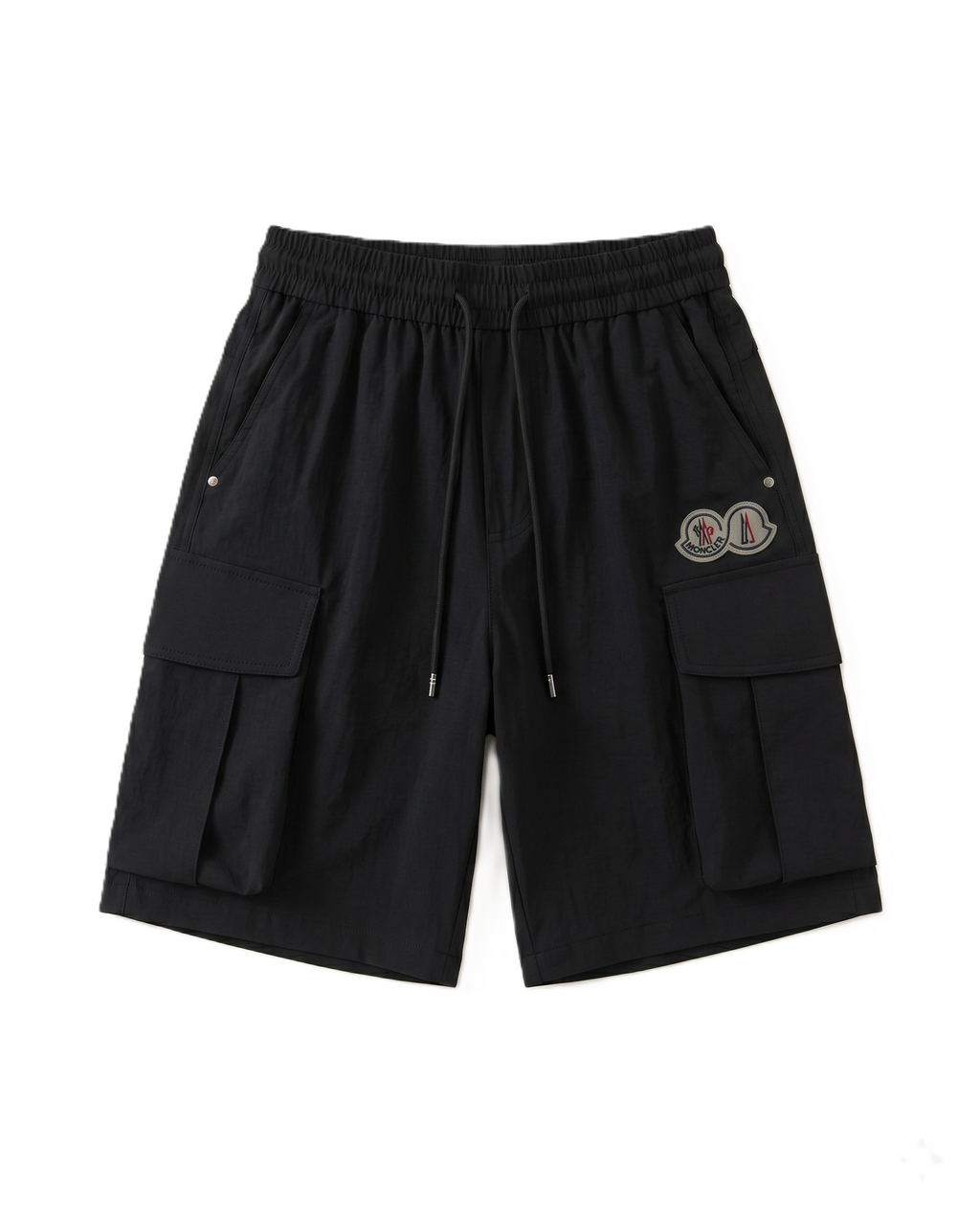 Moncler - Double Patch Cargo Shorts - Black