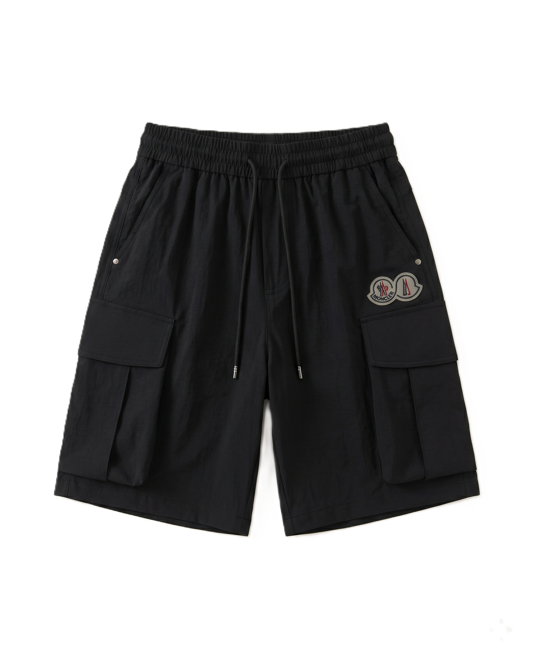 Moncler - Double Patch Cargo Shorts - Black