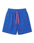 Louis Vuitton - Blue & Coral Swim Shorts