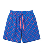 Louis Vuitton - Blue & Coral Swim Shorts