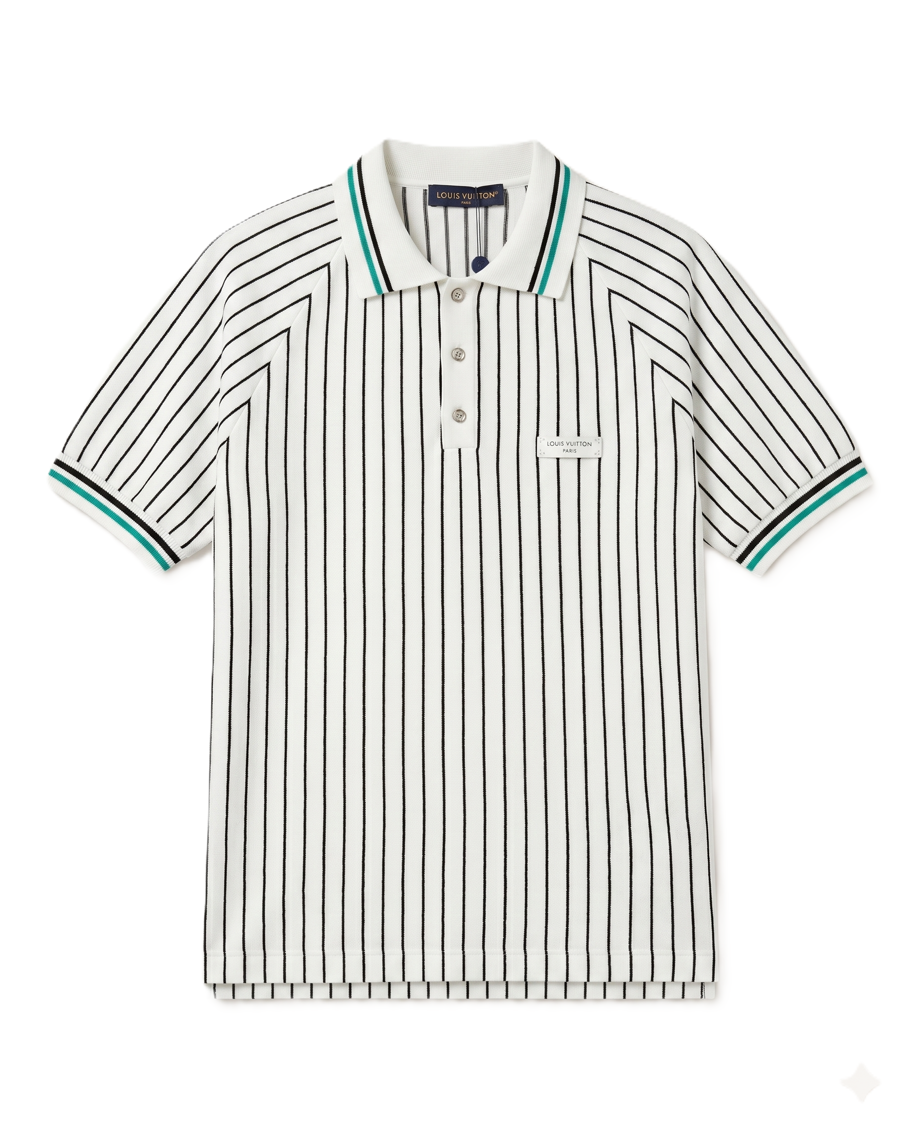 Louis Vuitton - Signature Striped Knit Polo Shirt
