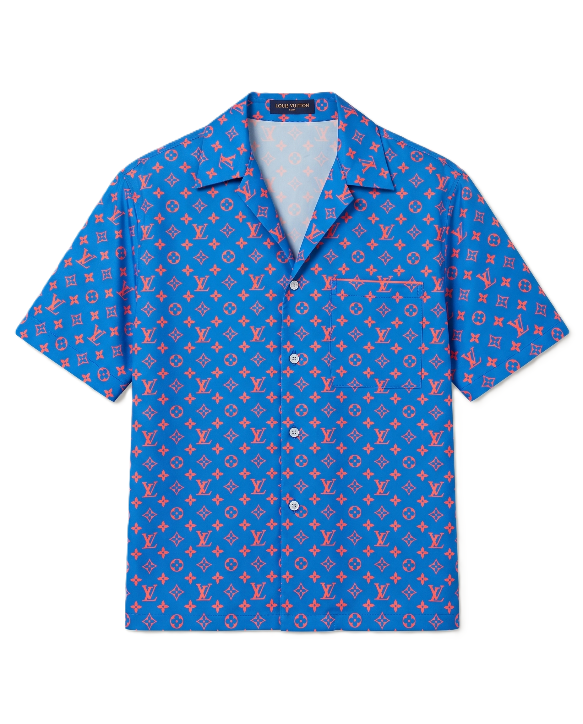 Louis Vuitton - Blue & Coral Shirt