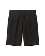 Fendi Black Tonal FF Monogram Jacquard Shorts