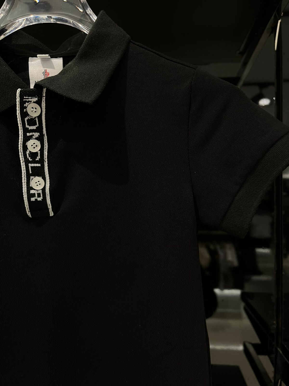 Moncler - Enfant Boys' Logo Placket Polo Shirt