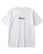 Burberry - Cursive Script Logo Heavyweight T-Shirt (Optic White)