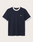 Loro Piana - Cotton T-Shirt with Contrast Details