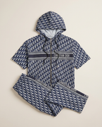 Dior - Oblique Monogram Short-Sleeved Hooded Tracksuit