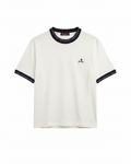 Loro Piana - Contrast Trim Lotus Embroidery T-Shirt